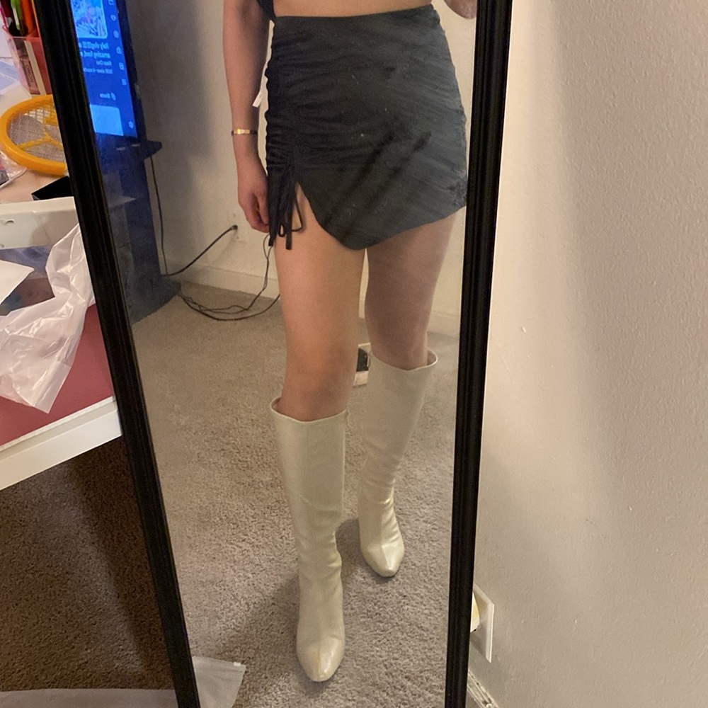 Kendal + Kylie slit skirt